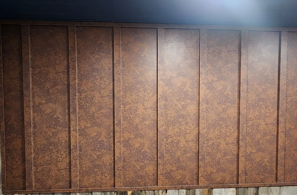 Copper wall panel system